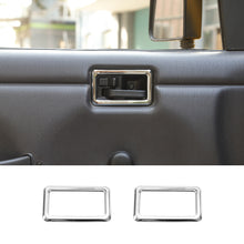 For 1997-06 Jeep Wrangler TJ 2x Car Door Handle Bowl Trim Panel Decor Cover RT-TCZ