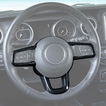 For 2018-2023 Jeep Wrangler JL JLU & Gladiator JT Car Steering Wheel Moulding Cover Trim Decor Frame RT-TCZ