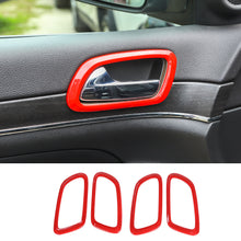 For 2011-2020 Jeep Grand Cherokee Inner Door Handle Bowl Ring Trim Cover RT-TCZ