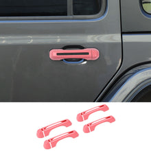 For 2018+ Jeep Gladiator JT 4Door Exterior Door Handle Shell Trim Decor RT-TCZ