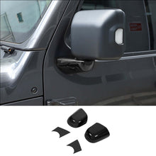 For 2018+ Jeep Wrangler JL JLU & Gladiator JT 4pcs Rearview Side Mirrors Base Cover Trim RT-TCZ