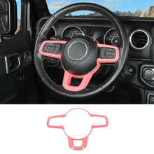 For 2018-2023 Jeep Wrangler JL JLU & Gladiator JT Car Steering Wheel Moulding Cover Trim Decor Frame RT-TCZ