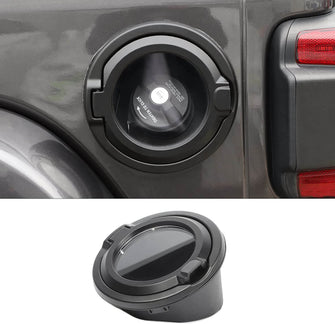 For 2018+ Jeep Wrangler JL JLU 2/4 Door Gas Cap Cover Fuel Tank Door Transparent Cover