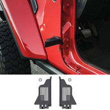 For 2018+ Jeep Wrangler TJ JL JK & Gladiators JT Metal Front Door Foot Pegs Rest Pedals