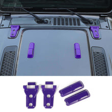 For 2018+ Jeep Wrangler JL JLU Gladiator JT Engine Hood Hinge & Hood Decoration Cover Trim RT-TCZ