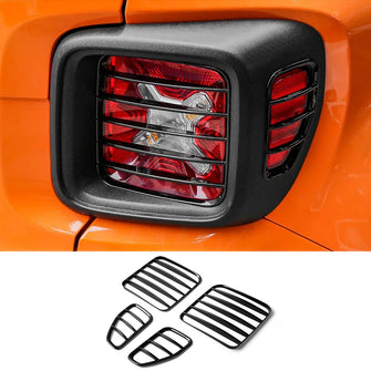 For 2016+ Jeep Renegade Tail Light Lamp Covers Blinds Rear Taillight Guard RT-TCZ