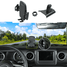 For 2018-2023 Jeep Wrangler JL & Gladiator JT Cell Phone Mount Holder Black RT-TCZ