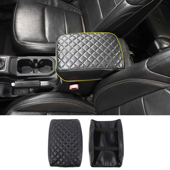 For 2018+ Jeep Wrangler JL Armrest Cushion Cover Console Box Pad Protector Mat RT-TCZ