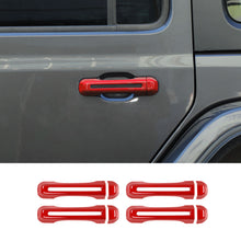 For 2018+ Jeep Gladiator JT 4Door Exterior Door Handle Shell Trim Decor RT-TCZ