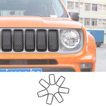 For 2019+ Jeep Renegade Front Grille Inserts Cover Trim Kit RT-TCZ