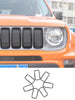 For 2019+ Jeep Renegade Front Grille Inserts Cover Trim Kit RT-TCZ