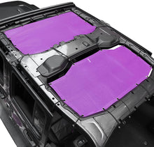 For 2018+ Jeep Wrangler JLU Unlimited 4 Door Mesh Sunshade Provides UV Sun Protection Exterior Accessories Front & Rear RT-TCZ