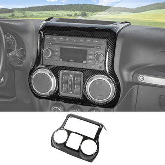 RT-TCZ Center Console Dashboard Control Panel Cover Trim For Jeep Wrangler JK & Unlimited 2011-2017 Inner Accessories