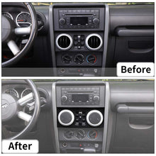 RT-TCZ Central Control Window Button Panel Trim Cover for Jeep Wrangler 2007-2010 JK JKU