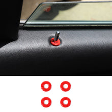 For 2011-2020 Jeep Grand Cherokee 4X Inner Door Bolt Lock Down Ring Trim RT-TCZ