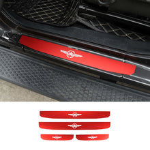For 2018+ Jeep Wrangler JL JLU & Gladiator JT 4Doors 4 x Car Door Sill Protection Strip Cover RT-TCZ