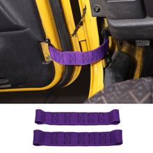 For Jeep Wrangler CJ YJ TJ JK Front & Rear Heavy Duty Door Limiting Check Strap 2PCS RT-TCZ