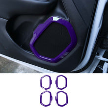 For 2016+ Jeep Renegade 4x Car Door Sound Speaker Audio Ring Cover Frame Trim RT-TCZ