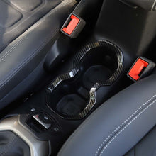 For 2016+ Jeep Renegade Interior Front Water Cup Holder Trim Cover Decor Ring RT-TCZ