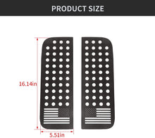 For 2018+ Jeep Wrangler JLU Gladiator JT 4-Door Rear Door Window Decals Glass Panel Cover RT-TCZ