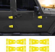 For 2007-2017 Jeep Wrangler JK JKU 4-Door Door Hinge Trim Cover ABS 8PCs RT-TCZ