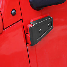 For 2007-2018 Jeep Wrangler JK JKU Door Hinge Covers Trim ABS Black RT-TCZ