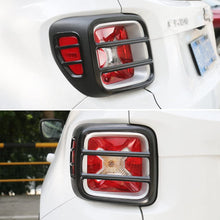 For Jeep Renegade 2015-2018 Strong Iron Tail Light Covers Rear Taillight Guard (Black) RT-TCZ