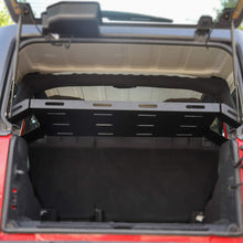 For Jeep Wrangler JKU JLU 4-Door Interior Rear Cargo Basket Rack Metal Luggage Storage Carrier