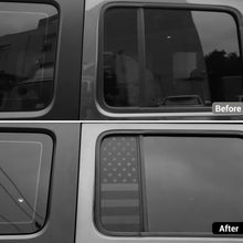 RT-TCZ Side Small Window Decals Rear Door Window Stickers for 2018-2022 Jeep Wrangler JLU, 4Doors, American Flag freeshipping - RT-TCZ