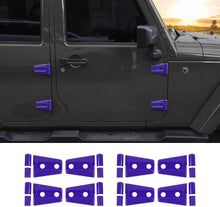 For 2007-2017 Jeep Wrangler JK JKU 4-Door Door Hinge Trim Cover ABS 8PCs RT-TCZ