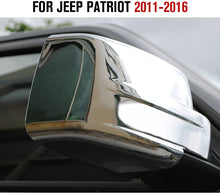 For Jeep Patriot 2011-2016 Rear View Mirror Cover Trim  (Chrome) RT-TCZ