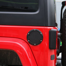 For 2007-2018 Jeep Wrangler JK JKU Aluminum Gas Cap Fuel Filler Door Cover (Black) RT-TCZ