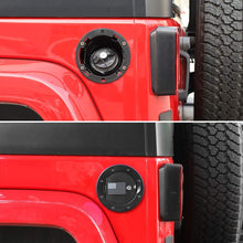 RT-TCZ Gas Tank Door Locking Fuel Filler Door Cover for 2007-2018 Jeep Wrangler JK & Unlimited Sport Sahara Rubicon freeshipping - RT-TCZ