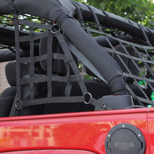 For Jeep Wrangler 2018+ JLU 4 Door Mesh Cargo Side Net Trunk Restraint Protective Baggage