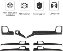 RT-TCZ WK2 Dashboard Panel Trim & Door Handle Cover Kits Interior Trims for 2011-2020 Jeep Grand Cherokee