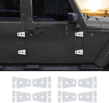 For 2007-2017 Jeep Wrangler JK JKU 4-Door Door Hinge Trim Cover ABS 8PCs RT-TCZ