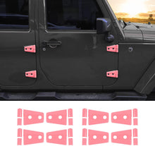 For 2007-2017 Jeep Wrangler JK JKU 4-Door Door Hinge Trim Cover ABS 8PCs RT-TCZ