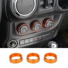 For Jeep Wrangler JK 11-17/Compass 10-16 Patriot Air Conditioner Switch Knob Trim Ring RT-TCZ