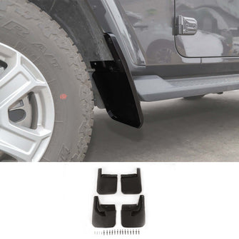 For Jeep Wrangler JL Mud Flaps Splash Guards Front &Rear 4pcs RT-TCZ