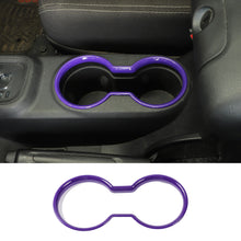 For 2010-2018 Jeep Wrangler JK JKU Front Water Cup Holder Trim Cover ABS Interior Decor RT-TCZ