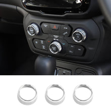 For 2018+ Jeep Renegade Air Condition Audio CD Adjustment Button Cover Trim RT-TCZ