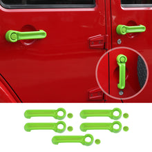 For 2007-2017 Jeep Wrangler JKU 4-Door Door Handle Cover Inserts & Tailgate Handle Cover Trim RT-TCZ