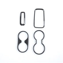 For 2011-2017 Jeep Wrangler JK JKU Front Rear Water Cup Holder & Gear Shift Box & Transfer Case Trim RT-TCZ