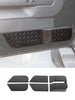 For 2007-2010 Jeep Wrangler JK 6pcs Interior Door Decor Panel Trim Cover RT-TCZ