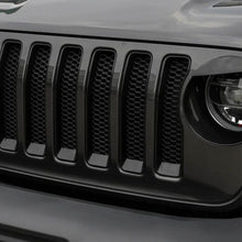 For 2018-2023 Jeep Wrangler JL JLU & Gladiator JT Front Grille Inserts & Angry Eyes Headlight Cover Trim RT-TCZ