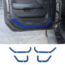 For 2018+ Jeep Wrangler JLU & Gladiator JT 4 Doors 4PCS Interior Door Net Pocket Decoration Cover Trim Bezel RT-TCZ