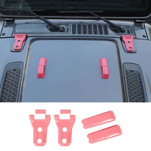 For 2018+ Jeep Wrangler JL JLU Gladiator JT Engine Hood Hinge & Hood Decoration Cover Trim RT-TCZ