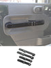 For 2007-2010 Jeep Wrangler JK Interior Door Armrest handle cover trim Decor RT-TCZ