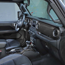RT-TCZ Dashboard Control Console Trim Panel Cover Decor for 2018-2023 Jeep Wrangler JL JLU & Gladiator JT