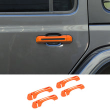 For 2018+ Jeep Gladiator JT 4Door Exterior Door Handle Shell Trim Decor RT-TCZ